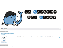 Tablet Screenshot of lacavernadelmamut.blogspot.com