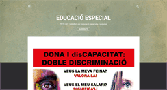 Desktop Screenshot of educacioespecialcat.blogspot.com