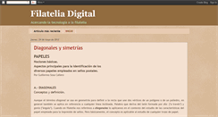 Desktop Screenshot of filateliadigital.blogspot.com