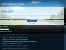 Tablet Screenshot of cantinhodoaprendizado-nk.blogspot.com