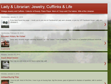 Tablet Screenshot of ladyandlibrarian.blogspot.com