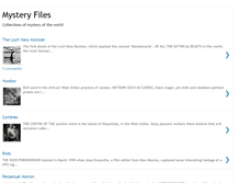 Tablet Screenshot of mystery-files.blogspot.com