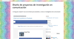 Desktop Screenshot of disenodeproyectos.blogspot.com