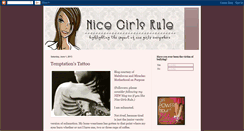 Desktop Screenshot of nicegirlsrule.blogspot.com