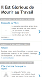 Mobile Screenshot of mourirautravail.blogspot.com
