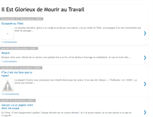 Tablet Screenshot of mourirautravail.blogspot.com