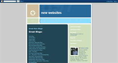 Desktop Screenshot of new--websites.blogspot.com