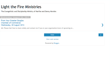 Tablet Screenshot of lighthefireministries.blogspot.com