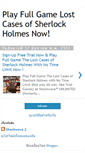 Mobile Screenshot of gamelostcasesholmes.blogspot.com