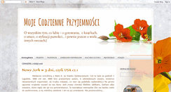 Desktop Screenshot of codzienneprzyjemnosci.blogspot.com