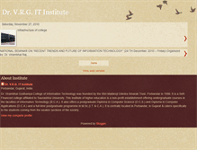 Tablet Screenshot of drvrgitinstitute.blogspot.com