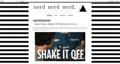 Desktop Screenshot of nerdnerdnerd.blogspot.com