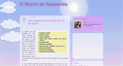 Desktop Screenshot of elrincondekampanilla.blogspot.com