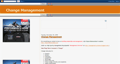 Desktop Screenshot of manage-change.blogspot.com