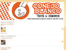 Tablet Screenshot of conejoblancotoys.blogspot.com