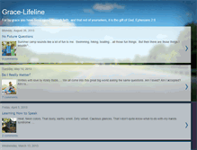 Tablet Screenshot of grace-lifeline.blogspot.com