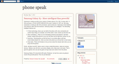 Desktop Screenshot of phonespeak.blogspot.com