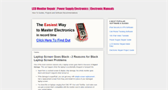 Desktop Screenshot of lcdmonitorrepairguides.blogspot.com