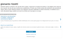 Tablet Screenshot of giansantorizzotti.blogspot.com