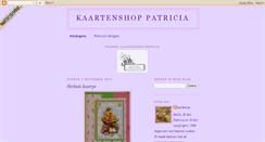 Desktop Screenshot of kaartenshoppatricia.blogspot.com