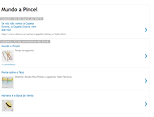 Tablet Screenshot of mundoapincel.blogspot.com