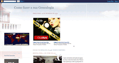 Desktop Screenshot of genea-genealogia.blogspot.com