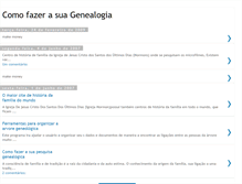 Tablet Screenshot of genea-genealogia.blogspot.com