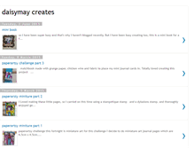 Tablet Screenshot of daisymaycreates.blogspot.com
