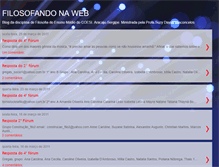Tablet Screenshot of coesifilosofandonaweb.blogspot.com