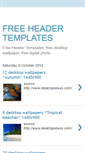 Mobile Screenshot of freeheadertemplates.blogspot.com