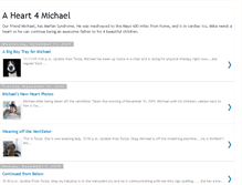 Tablet Screenshot of aheart4michael.blogspot.com