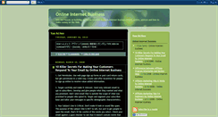 Desktop Screenshot of online-internet-businesses.blogspot.com