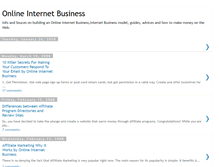 Tablet Screenshot of online-internet-businesses.blogspot.com