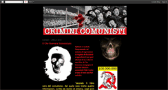 Desktop Screenshot of criminicomunisti.blogspot.com