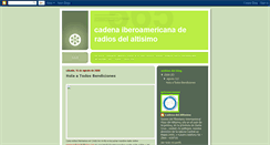 Desktop Screenshot of cadenadelaltisimo.blogspot.com