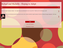 Tablet Screenshot of michaelandmichelleadopt.blogspot.com