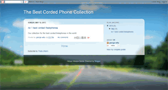 Desktop Screenshot of cordedtelephones.blogspot.com