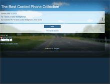 Tablet Screenshot of cordedtelephones.blogspot.com