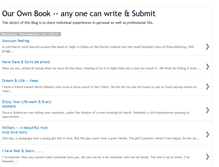 Tablet Screenshot of ourownbook.blogspot.com