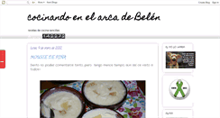 Desktop Screenshot of cocinandoenelarcadebelen.blogspot.com