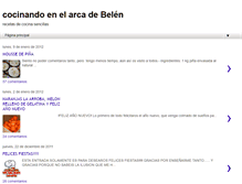 Tablet Screenshot of cocinandoenelarcadebelen.blogspot.com