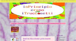 Desktop Screenshot of inprincipioeranoitruccosetti.blogspot.com