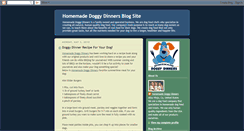 Desktop Screenshot of homemadedoggydinners.blogspot.com