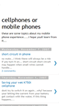 Mobile Screenshot of mobcellphone.blogspot.com