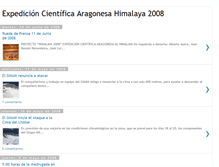 Tablet Screenshot of expedicioncientificaaragonesa.blogspot.com