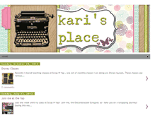 Tablet Screenshot of karis-place.blogspot.com