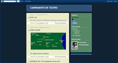 Desktop Screenshot of campamentoteatro.blogspot.com