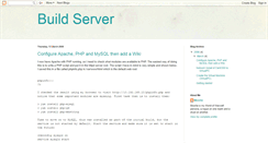 Desktop Screenshot of buildserver.blogspot.com
