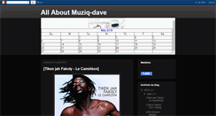 Desktop Screenshot of dave-allaboutmusiq.blogspot.com