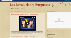 Desktop Screenshot of lasrevolucionesburguesas.blogspot.com